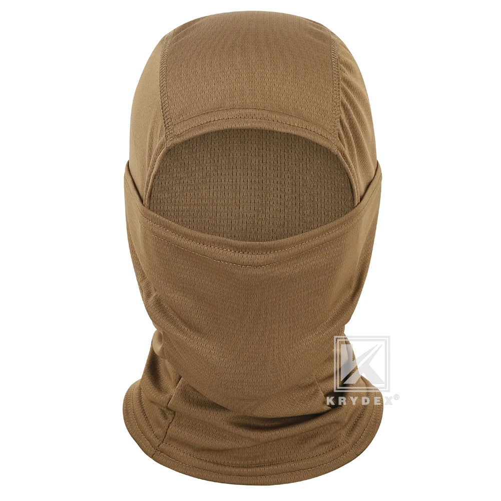 KRYDEX Tactical Face Mask Balaclava Camouflage Full Head Wrap Quick Dry Neck Gaiter UV Protection Hood for Cycling, Hiking
