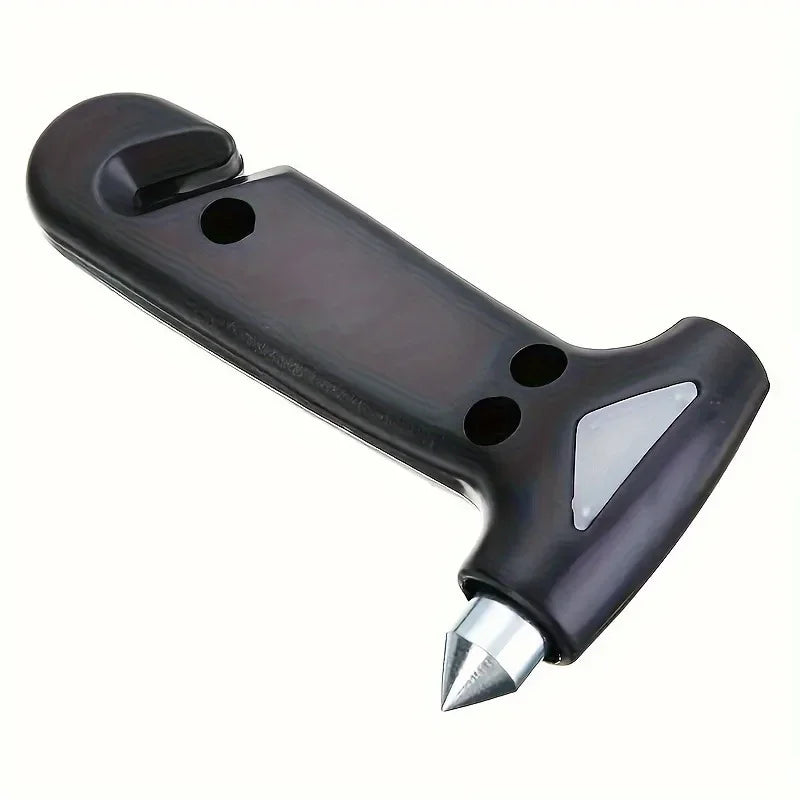 Emergency Car Safety Hammer – 2‑in‑1 Window Breaker & Seatbelt Cutter