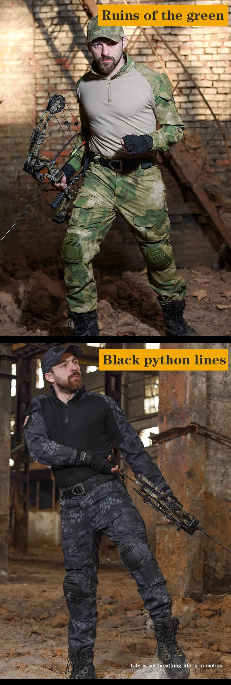 Tactical Combat Uniform sets - Military Camo Suit