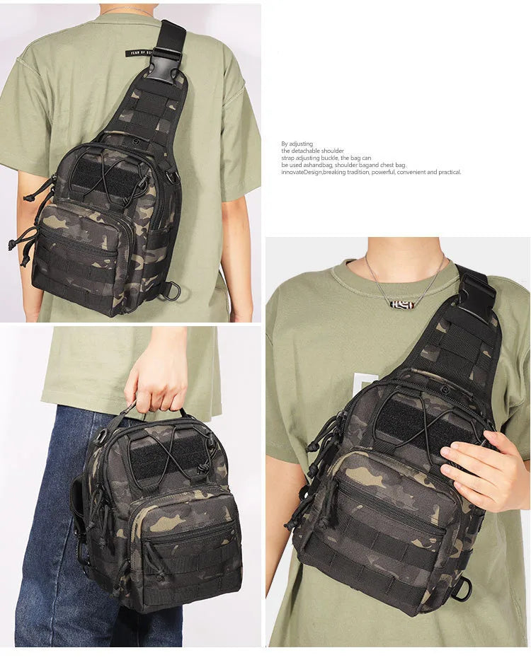 Tactical Sling Chest Bag - Military EDC Shoulder Pack
