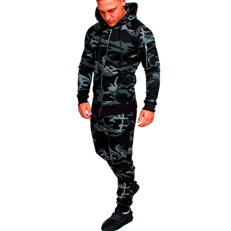 Tactical Performance Hoodie Set - Military-Style Training Gear