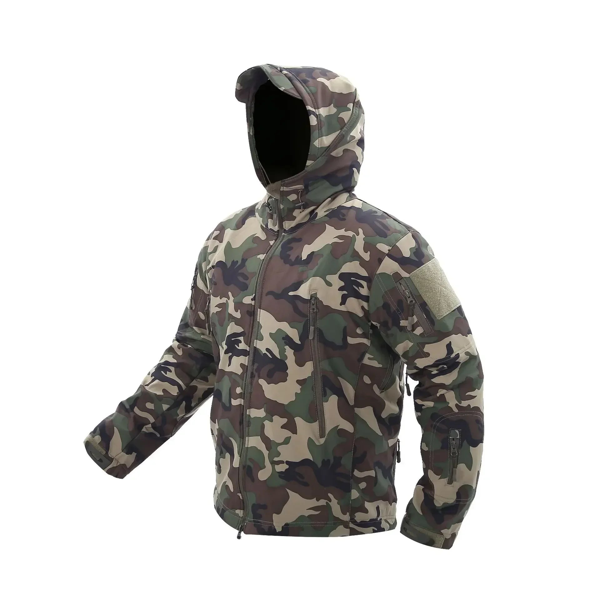 Hiking Jackets Camouflage Hunting Tactical Jacket Autumn Winter Shark Skin Soft Shell Waterproof Jacket Windbreaker