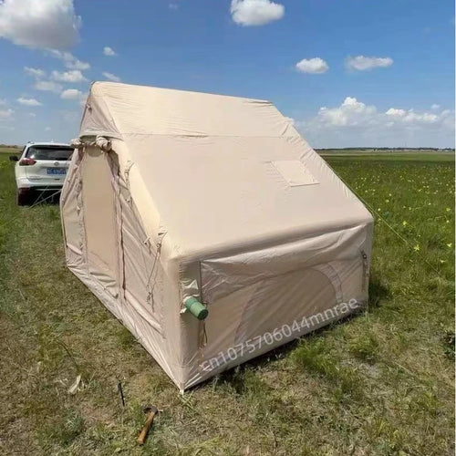 Auto-Inflate Camping Tent - 3-5 Person Waterproof Shelter with Instant Setup