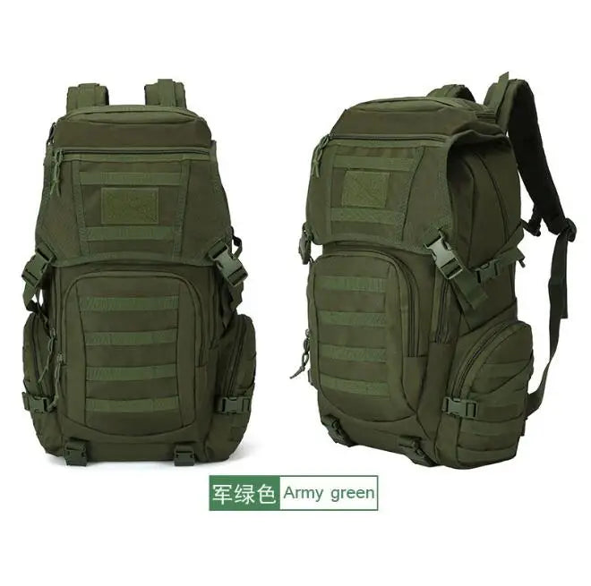 Tactical MOLLE Survival Backpack - Military EDC Rucksack