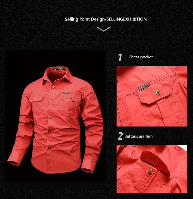 Men’s Tactical Long-Sleeve Shirt