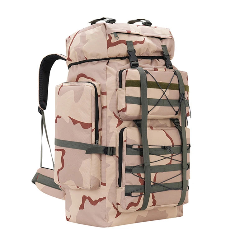 Premium 70L Expedition Backpack - Professional Grade Tactical Rucksack