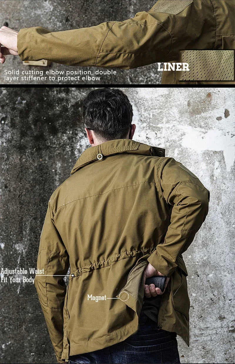 M65 Tactical Field Jacket - Military Waterproof Combat Coat