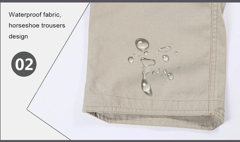 Tactical Waterproof Cargo Pants - Military Multi-Pocket Combat Trousers