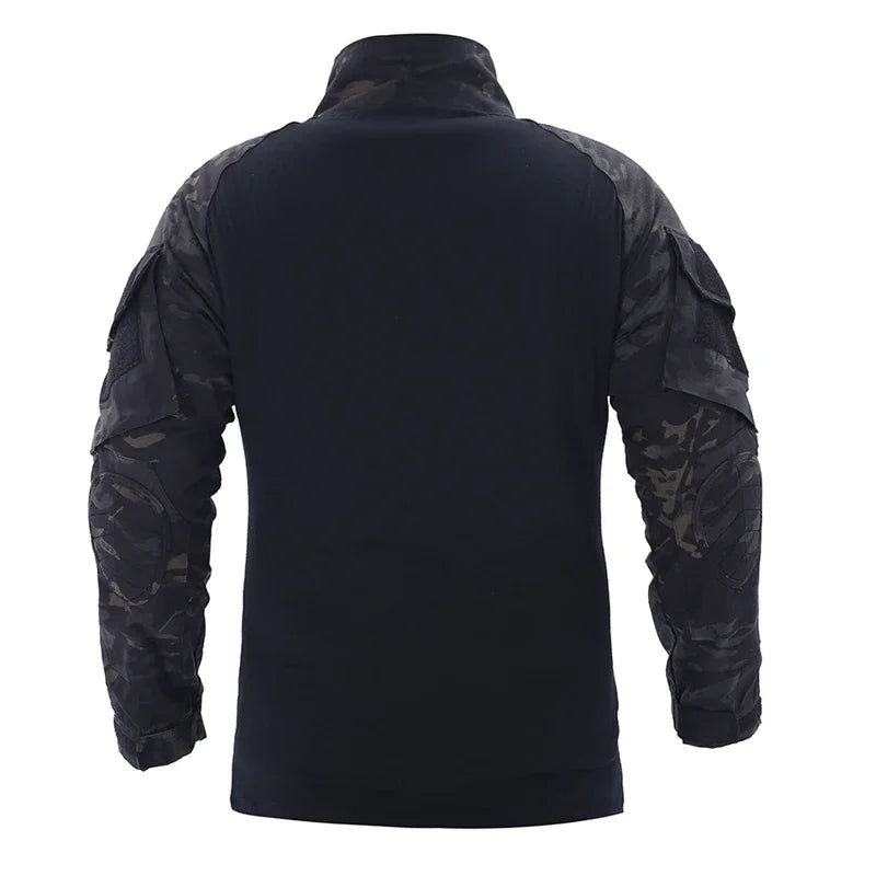 Tactical Combat Shirt - Military-Grade Camo Uniform Top
