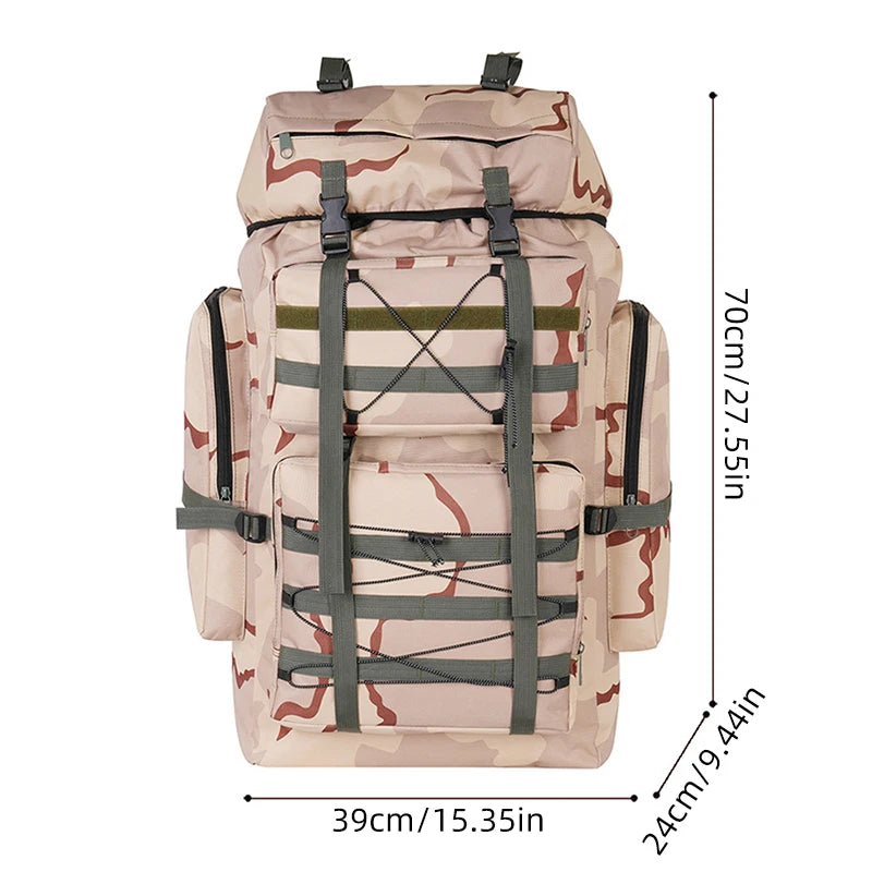 Premium 70L Expedition Backpack - Professional Grade Tactical Rucksack