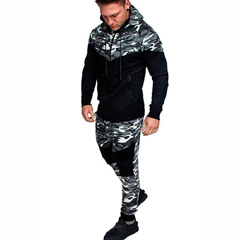 Tactical Performance Hoodie Set - Military-Style Training Gear