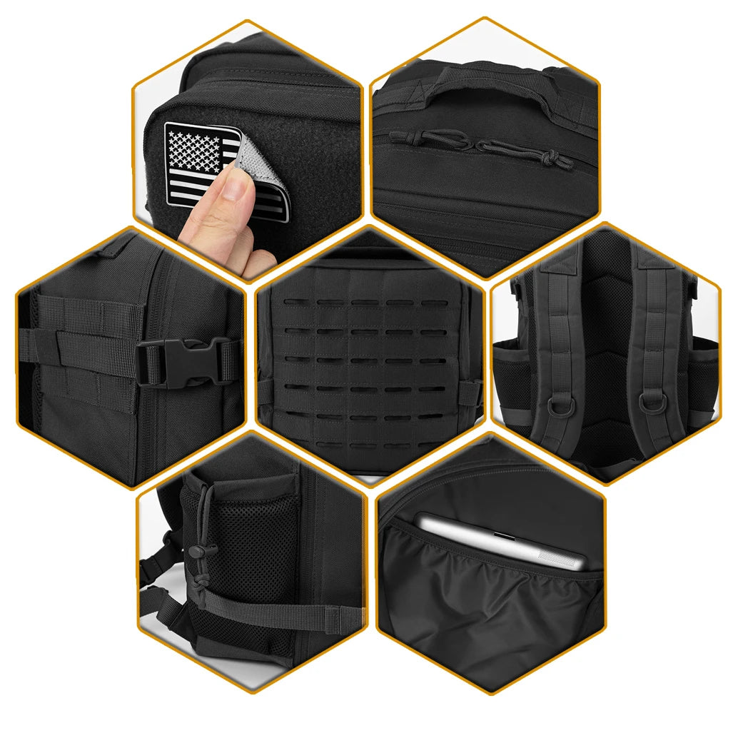 ReFire Gear Tactical Backpack - 45L Military Assault Pack