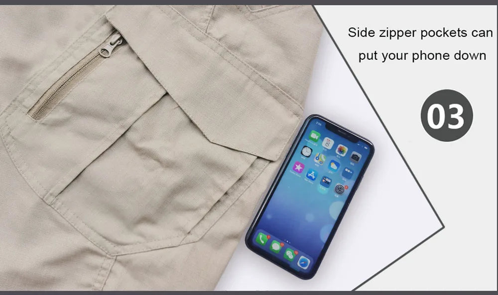 Tactical Waterproof Cargo Pants - Military Multi-Pocket Combat Trousers