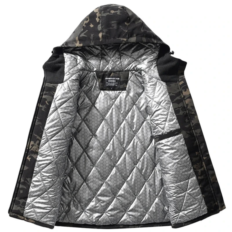 M65 Winter Parkas Men Tactical Jackets –30℃ Camo Heating Military Jacket Warm Hooded Hunting Coats Windbreaker Multicam Thermal