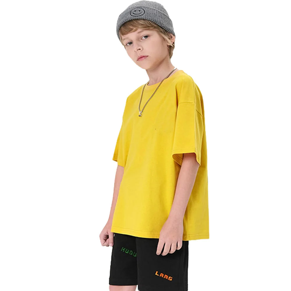 Classic T-shirts for Boys or Girls Cotton Short Sleeve Children's Kids 2 to 14 Years old