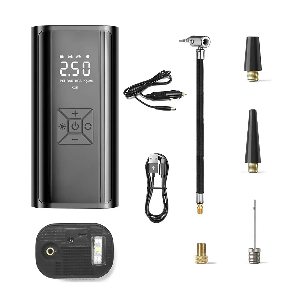 Wireless Air Pump Portable Electric Tire Inflator For Car Bicycle Motorcycle Mini Air Compressor Tire Air Injector