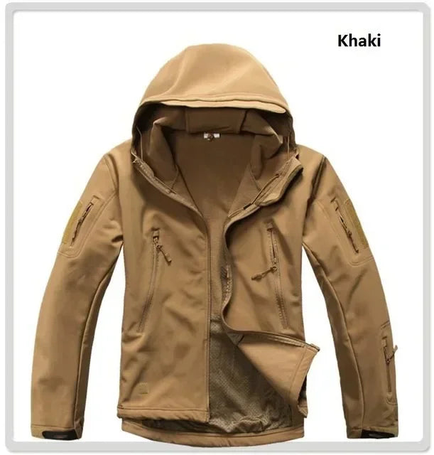 Hiking Jackets Camouflage Hunting Tactical Jacket Autumn Winter Shark Skin Soft Shell Waterproof Jacket Windbreaker