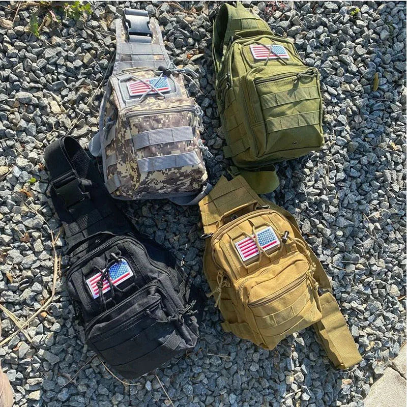 Tactical Sling Chest Bag - Military EDC Shoulder Pack