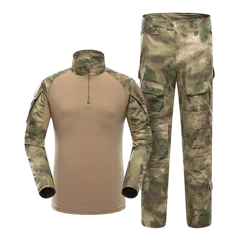 Tactical Uniform Milit Outdoor Camouflage Sets. available in Suit Combat Shirts Pants Men Training  Hunting Clothes Sets
