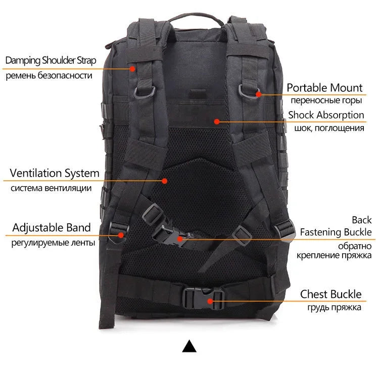 ReFire Gear Tactical Backpack - 30L/50L Military MOLLE Assault Pack