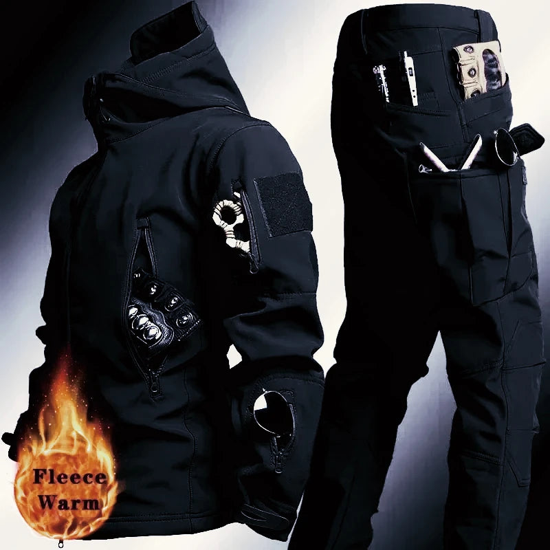 WOLF ENEMY Tactical Winter Set - Sharkskin Waterproof Combat Suit