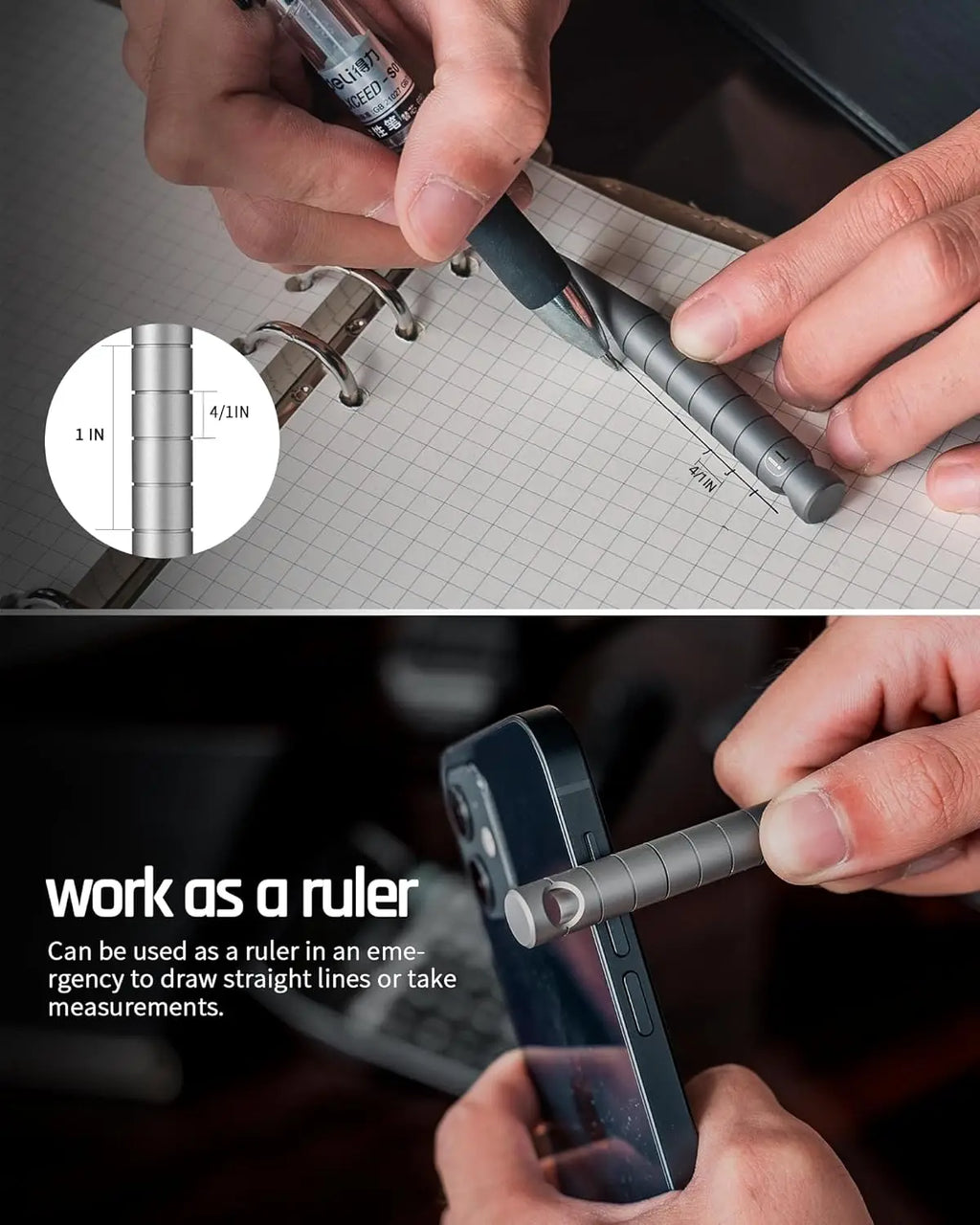 Keychain Pry Bar, Titanium Mini EDC Prybar/safety Multitool with Bottle Opener, Pocket Small Keychain Tools for Every Day Carry(Mini)