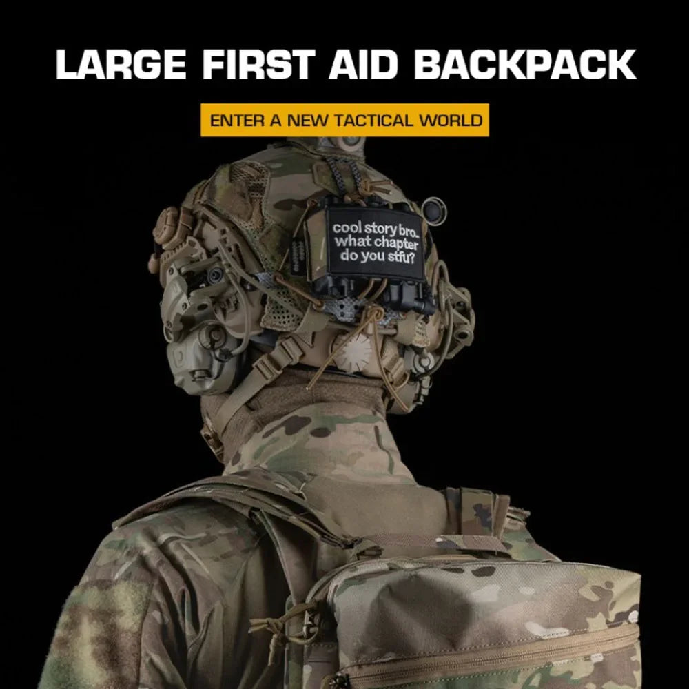 DELTA Tactical Medical Backpack - Military First Aid Assault Pack