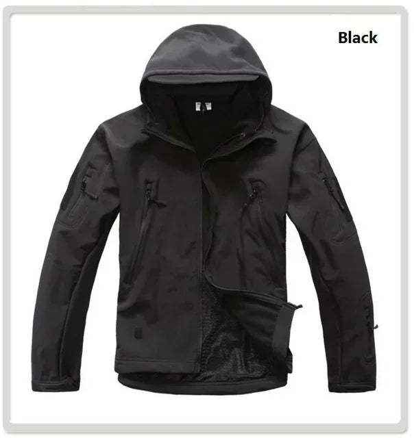 Hiking Jackets Camouflage Hunting Tactical Jacket Autumn Winter Shark Skin Soft Shell Waterproof Jacket Windbreaker