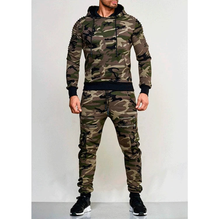 Tactical Performance Hoodie Set - Military-Style Training Gear