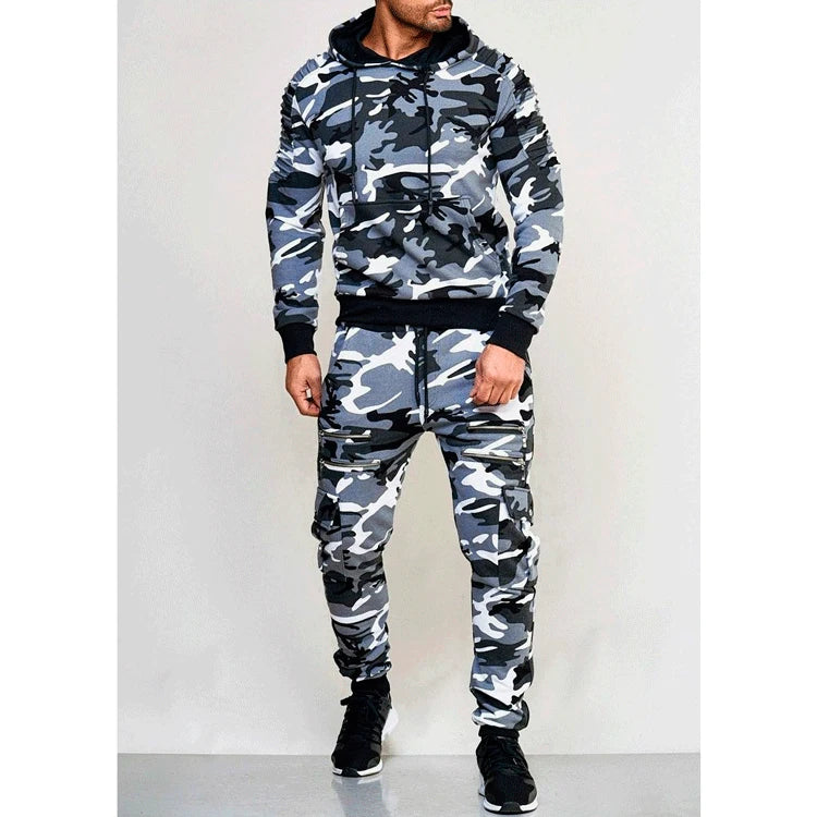 Tactical Performance Hoodie Set - Military-Style Training Gear