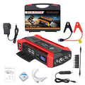 Intelligent 30000mAh Car Jump Starter - Features Advanced Safety Protection to Safely Jump Start Your 12V Vehicle Without Help