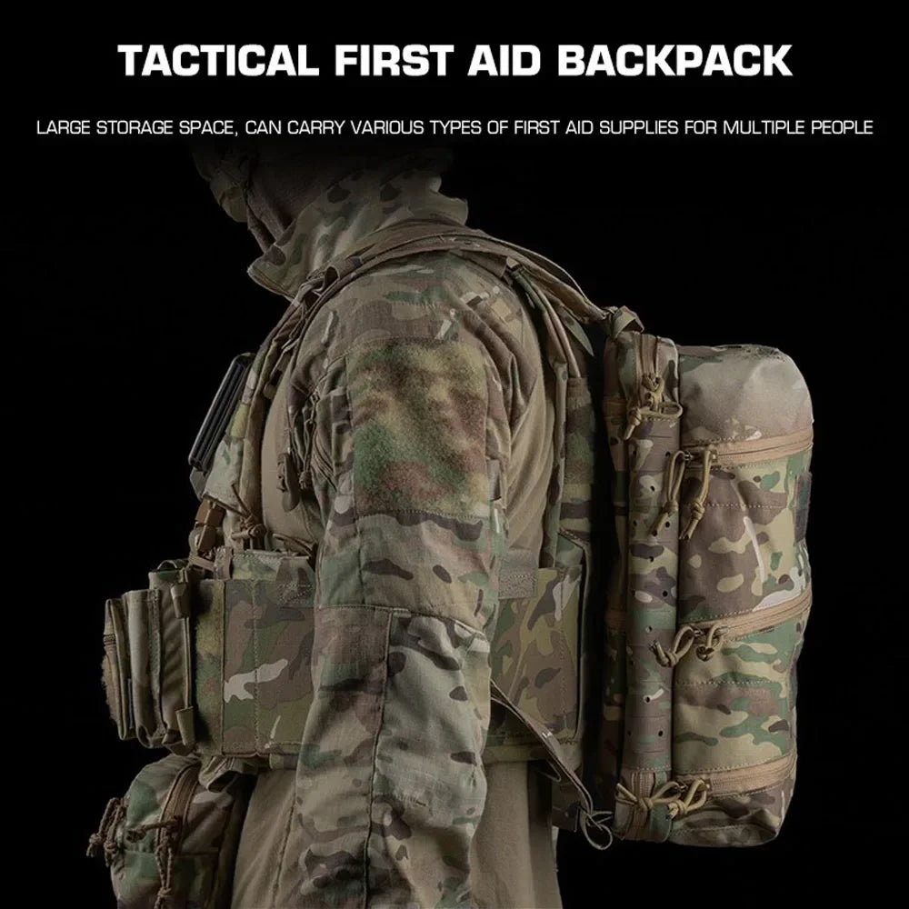 DELTA Tactical Medical Backpack - Military First Aid Assault Pack