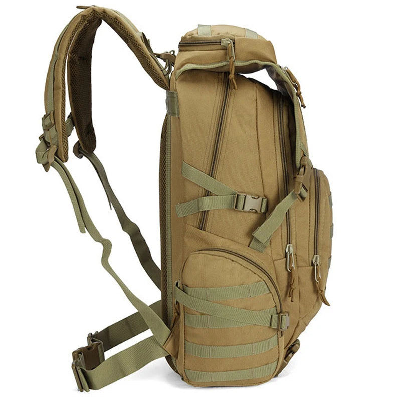 Tactical MOLLE Survival Backpack - Military EDC Rucksack