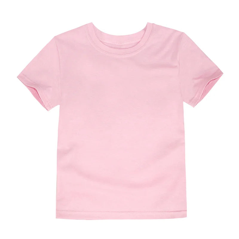 Classic T-shirts for Boys or Girls Cotton Short Sleeve Children's Kids 2 to 14 Years old