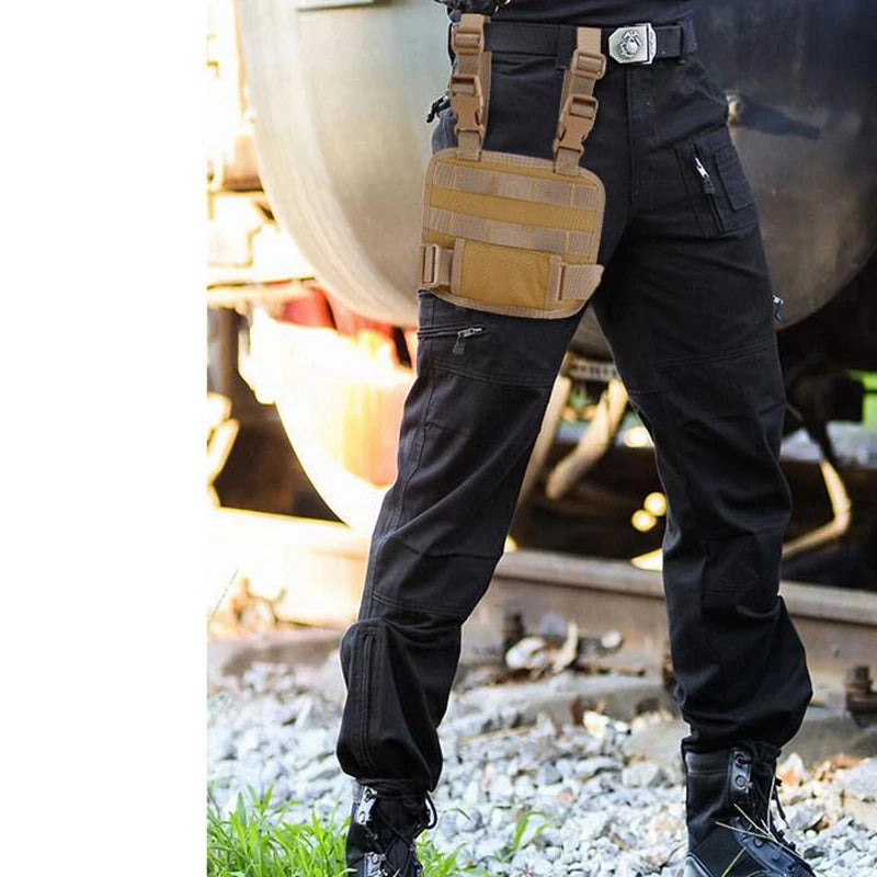Tactical Drop Leg MOLLE Platform - Combat-Ready Holster Rig