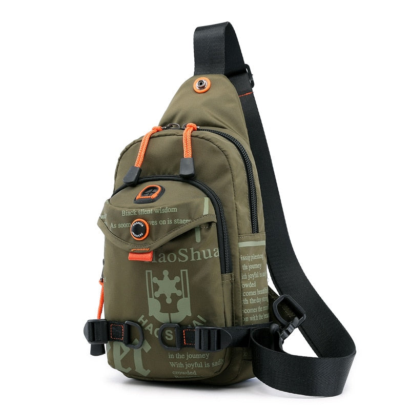 Bandolera táctica - Mochila cruzada compacta para viajes diarios o senderismo
