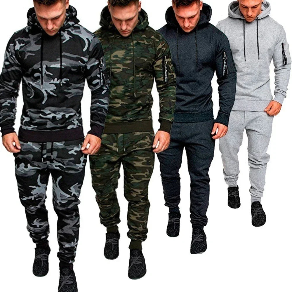 Tactical Performance Hoodie Set - Military-Style Training Gear