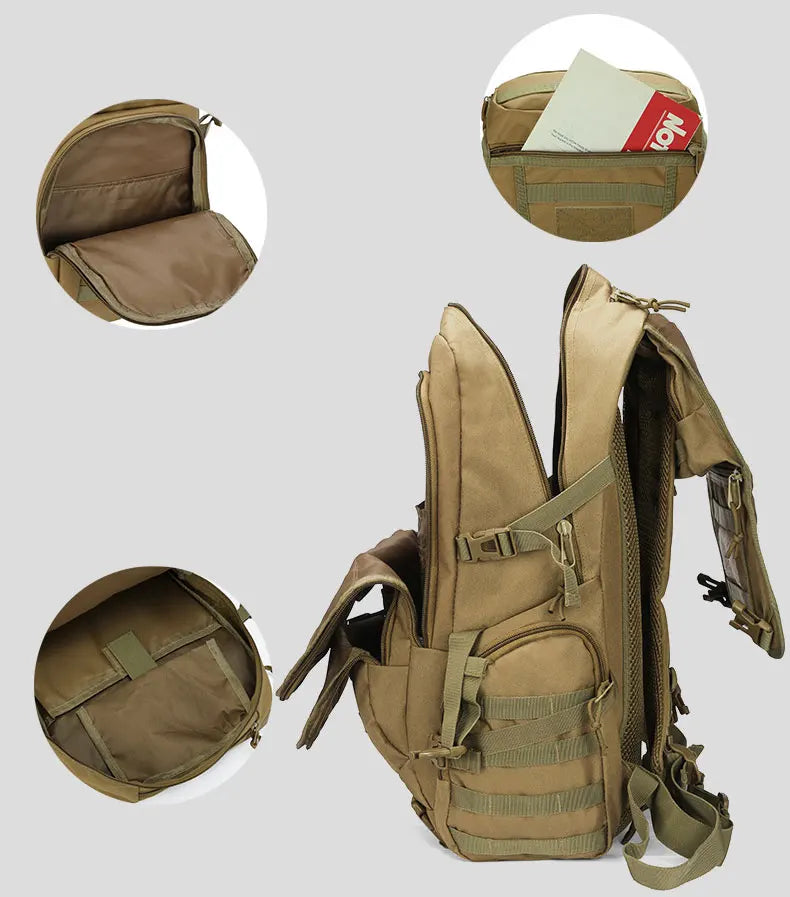 Military-Grade MOLLE Rucksack