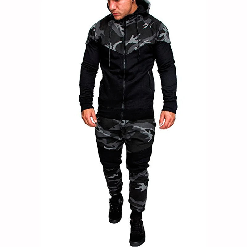 Tactical Performance Hoodie Set - Military-Style Training Gear