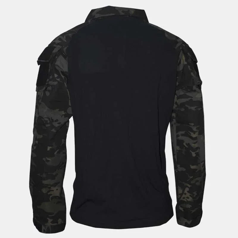 Tactical Combat Shirt - Military-Grade Camo Uniform Top