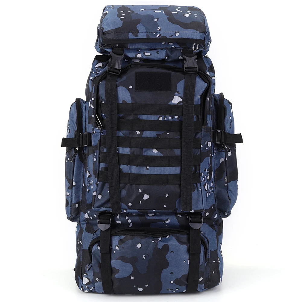 80L Waterproof Tactical Backpack - Military Grade MOLLE Hiking Rucksack