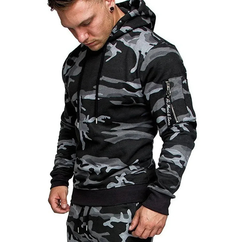 Tactical Performance Hoodie Set - Military-Style Training Gear