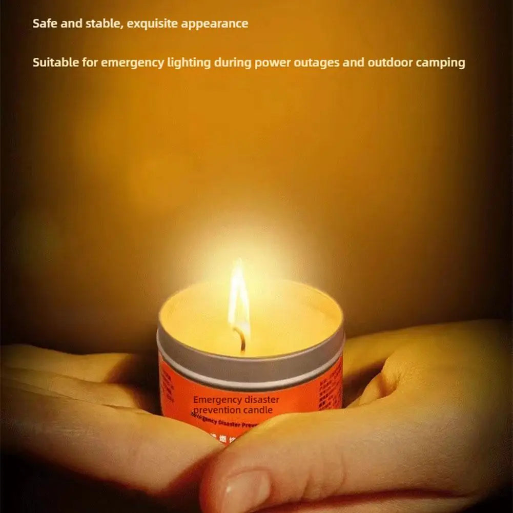 Emergency Survival Candle, 30 Hour Long Burning Windproof Candle for Power Outage, Essential for Home Earthquake Kit & Emergency