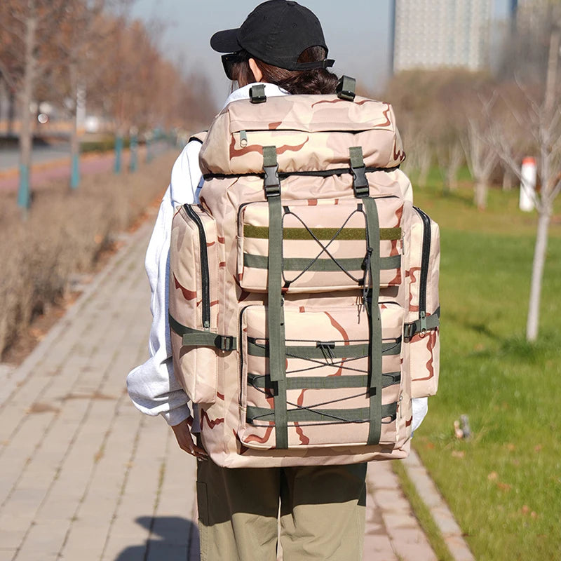 Premium 70L Expedition Backpack - Professional Grade Tactical Rucksack