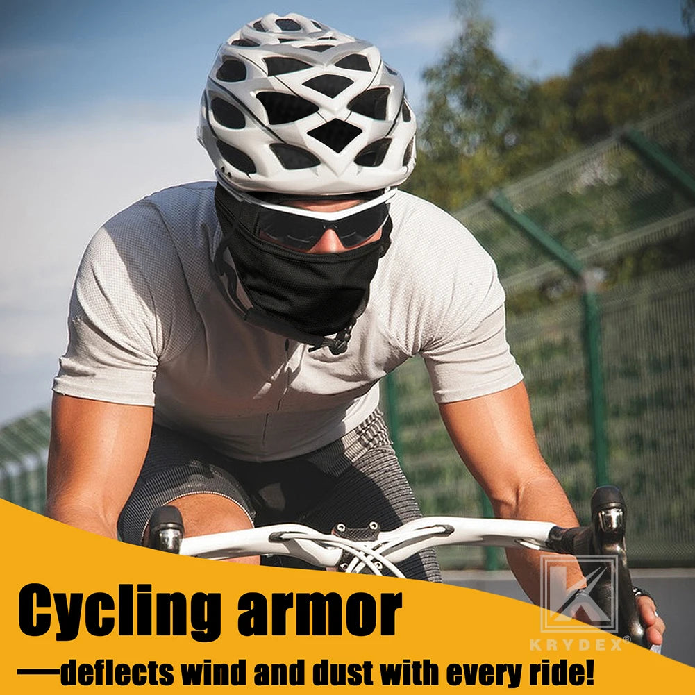 KRYDEX Tactical Face Mask Balaclava Camouflage Full Head Wrap Quick Dry Neck Gaiter UV Protection Hood for Cycling, Hiking