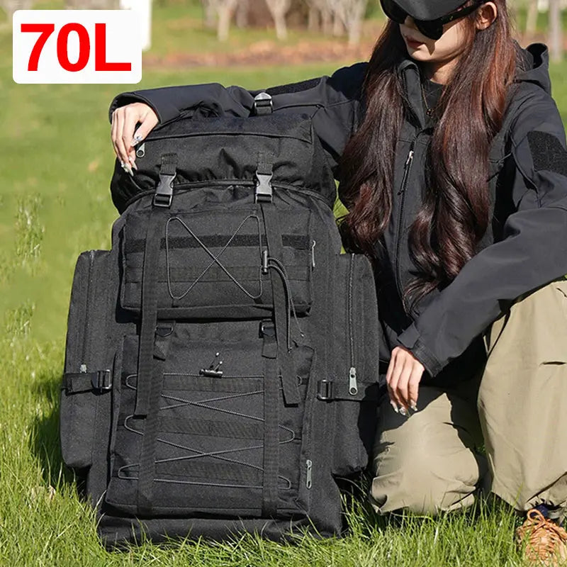 Premium 70L Expedition Backpack - Professional Grade Tactical Rucksack