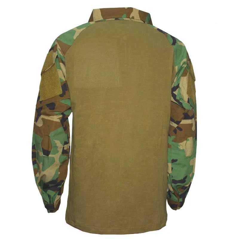 Tactical Combat Shirt - Military-Grade Camo Uniform Top