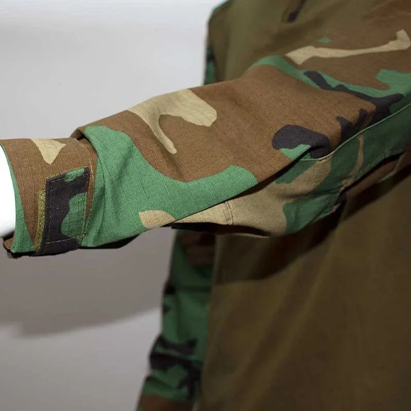 Tactical Combat Shirt - Military-Grade Camo Uniform Top