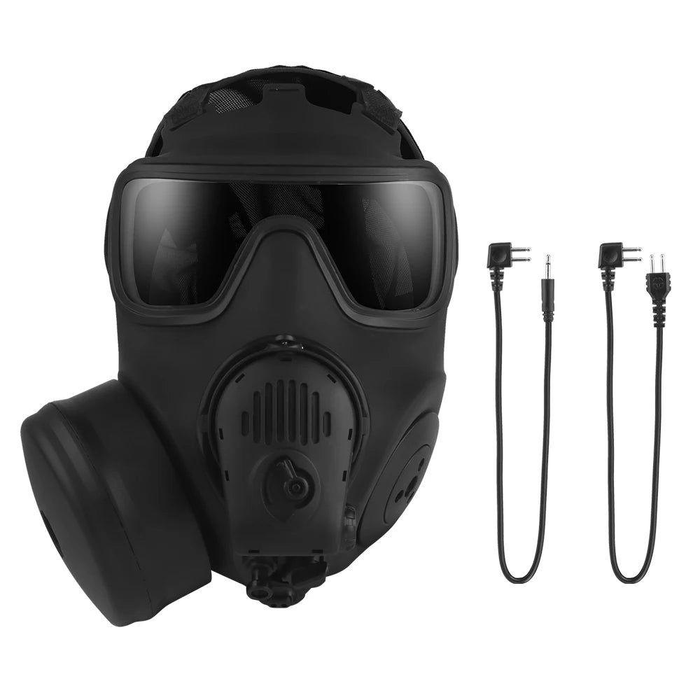 M53 Tactical Gas Mask - Full Face Combat Protective Gear