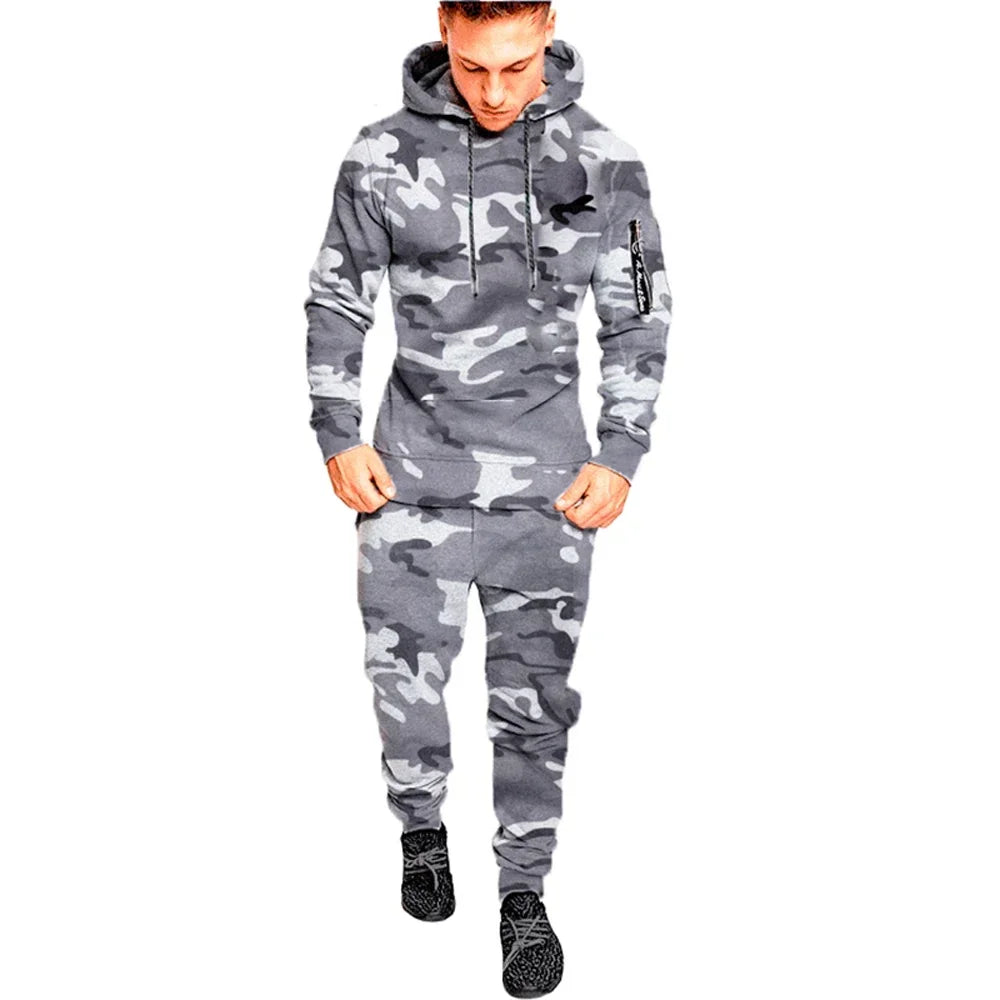Tactical Performance Hoodie Set - Military-Style Training Gear